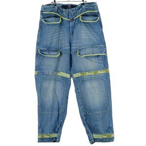 Marithé + Francois Girbaud y2k 90s Shuttle Tape Green Cargo 90s Baggy Men's 42M